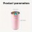 USB Desktop Humidifier, Humidifiers For Bedroom, 7 Color Ambient Light  Function Vehicle Mounted Aromatherapy Machine Large Capacity Humidifier
