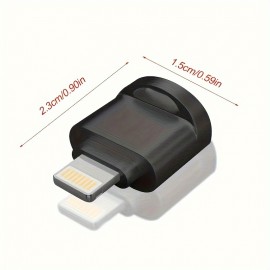 Micro SD Card Reader Converter Suitable For IPhone For IPad/ipod,OTG  To Micro SD/TF Card Reader Viewer Adapter Memory Card Reading For IPhone 14/14promax/13/12/Pro/11/X/XR/Max/8 Support IOS 13 And ExFAT & FAT32