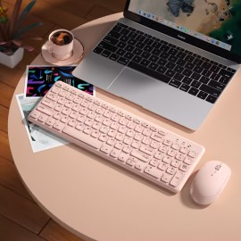 BOW Laptop External Keyboard Mouse Set Silent Desktop External Wireless Keyboard Mouse Typing Dedicated Office BOW Laptop External Keyboard Mouse Set Silent Desktop External Wireless Keyboard Mouse Typing Dedicated Office