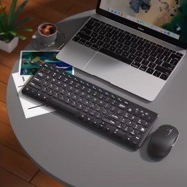 BOW Laptop External Keyboard Mouse Set Silent Desktop External Wireless Keyboard Mouse Typing Dedicated Office BOW Laptop External Keyboard Mouse Set Silent Desktop External Wireless Keyboard Mouse Typing Dedicated Office