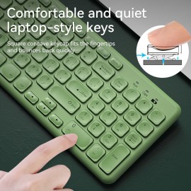 BOW Laptop External Keyboard Mouse Set Silent Desktop External Wireless Keyboard Mouse Typing Dedicated Office BOW Laptop External Keyboard Mouse Set Silent Desktop External Wireless Keyboard Mouse Typing Dedicated Office