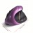 Ergonomic Mouse, Rechargeable Vertical Wireless Mouse Small Right Handed Computer Wireless Mouse With 6 Buttons 3 Adjustable 800/1200/1600 DPI For Laptop,Desktop,PC, MacBook(Purple)
