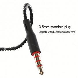 High-Quality Semi In-Ear Wired Headphones with Microphone - Perfect for Mobile Phones, Computers, Games, Karaoke & More! High-Quality Semi In-Ear Wired Headphones with Microphone - Perfect for Mobile Phones, Computers, Games, Karaoke & More!
