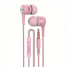 High-Quality Semi In-Ear Wired Headphones with Microphone - Perfect for Mobile Phones, Computers, Games, Karaoke & More! High-Quality Semi In-Ear Wired Headphones with Microphone - Perfect for Mobile Phones, Computers, Games, Karaoke & More!