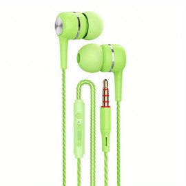 High-Quality Semi In-Ear Wired Headphones with Microphone - Perfect for Mobile Phones, Computers, Games, Karaoke & More! High-Quality Semi In-Ear Wired Headphones with Microphone - Perfect for Mobile Phones, Computers, Games, Karaoke & More!