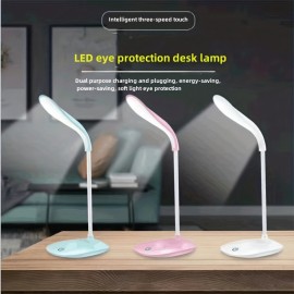 Smart Portable Desk Lamp - USB Rechargeable, Touch Control, Eye-Protection Night Light - Perfect Gift for Birthdays, Easter