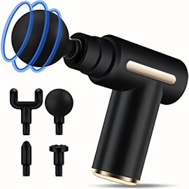 Massage Gun, Deep Tissue Muscle Handheld Percussion Massager, Ultra Small Elegant Silent Design, Gift For Men & Women