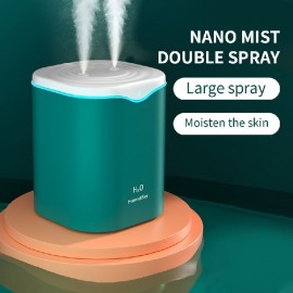 67.63oz Ultra Large Capacity  LED Light Humidifier, Ultrasonic Essential Oil Diffuser, Air Humidifier, Room, Home, Office, Dormitory, School, Whole House Humidifier, Single Room Humidifier, Desktop Computer