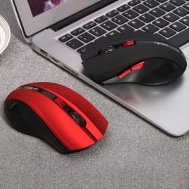 Upgrade Your Home Office with this Plug & Play USB Wireless Mouse - 1600DPI & 6-Button Adjustable!