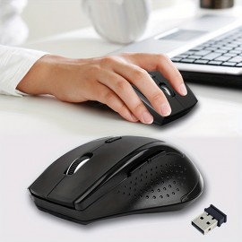 2.4Ghz Wireless Mouse, For Computer PC Gaming Mouse With USB Receiver Laptop Accessories For Windows Win 7/2000/XP/Vista.