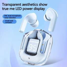 Air31 Wireless Sports Game Low-Latency Wireless Headset Color Transparent Warehouse Wireless Headset Noise TWS MINI Wireless Earphone Gaming Headset With Noise Reduction Microphone Headphones