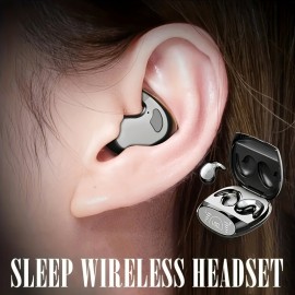 Wireless Sleep Headphones - Ultra-Thin Design, Dual MIC Noise Reduction, Low Latency, On-Ear Sports Subwoofer Headset For IOS, Android, Gaming - Perfect For A Peaceful Night's Sleep