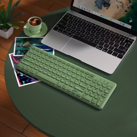 Wireless Keyboard Green Battery Version