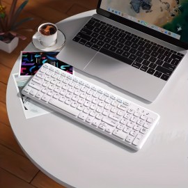 Wireless Keyboard White Battery Version