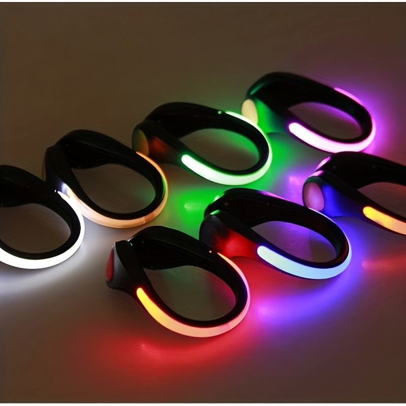 led shoe light clips stay safe while running and cycling at night with bright easy to attach gear details 6