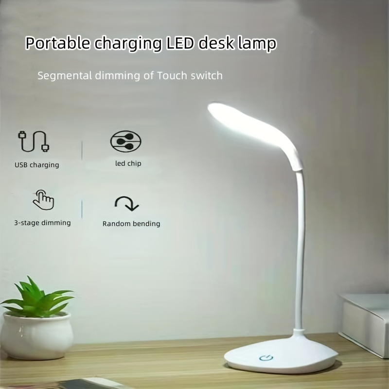 smart portable desk lamp usb rechargeable touch control eye protection night light perfect gift for birthdays easter details 0