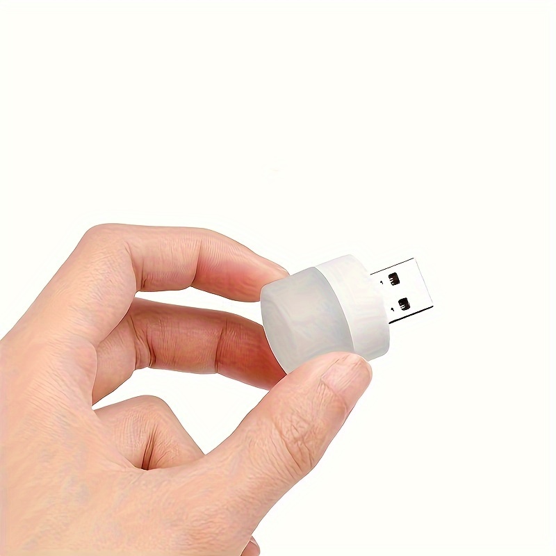 5pcs usb small night light mini creative portable soft light eye care led small round light available for student dormitory bedside light usb plug in details 4