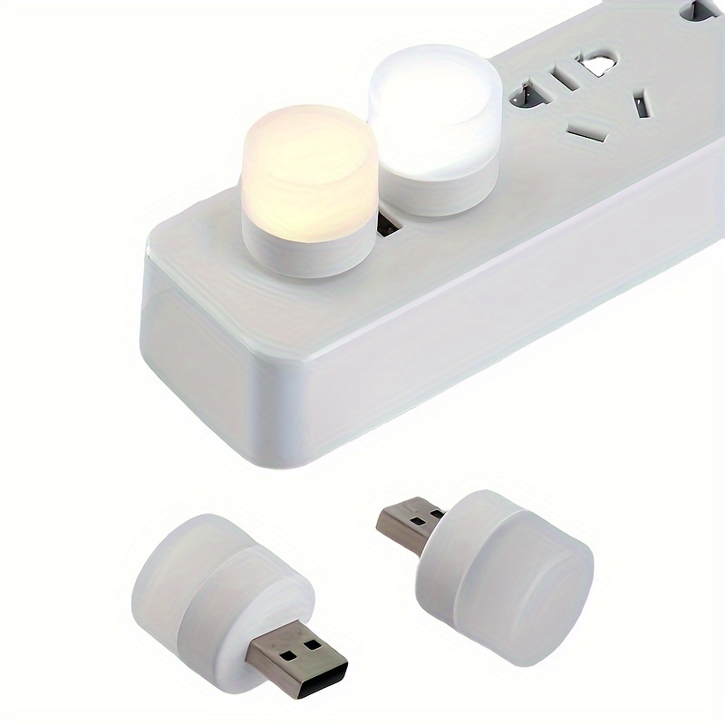 5pcs usb small night light mini creative portable soft light eye care led small round light available for student dormitory bedside light usb plug in details 5