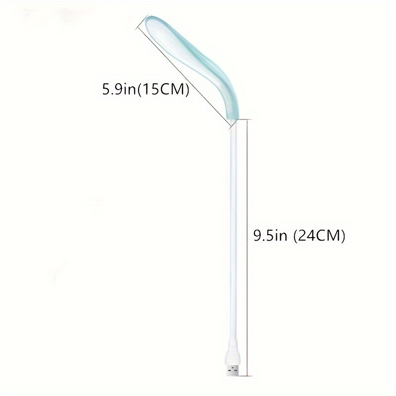 portable folding led reading lamp super bright usb table lamp for computers laptops night lighting details 2