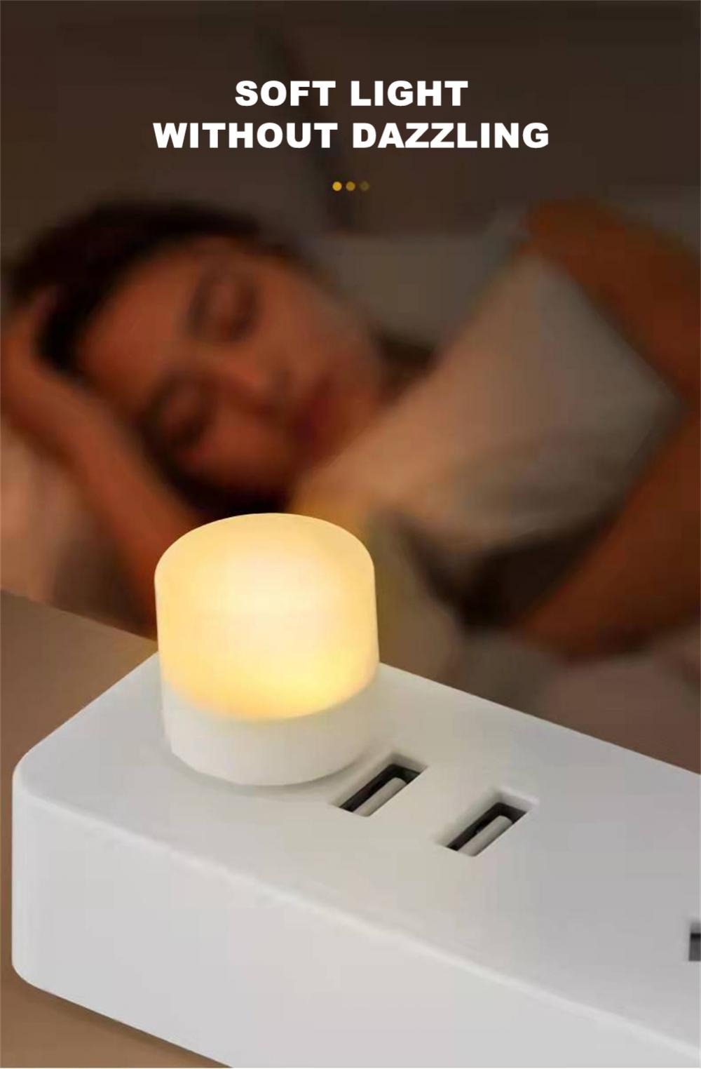 rechargeable led night lights: usb powered, 5 pcs rechargeable lamp usb lamp mini led night light power bank charging usb book lights small round reading desk lamp bulb details 2