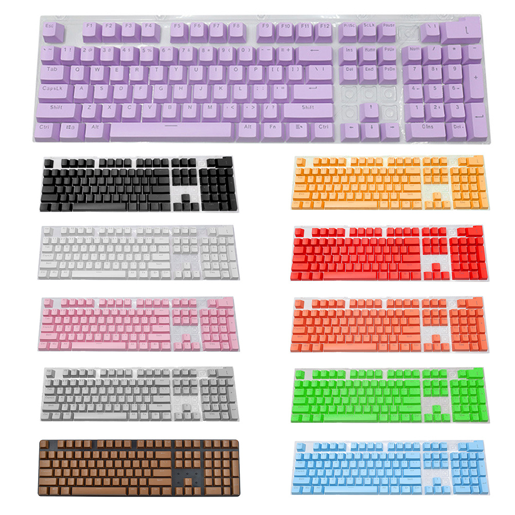 oem profile keycaps 104 keys abs double shot for diy custom mechanical keyboard keycaps desktop computer backlight keycaps kit details 1