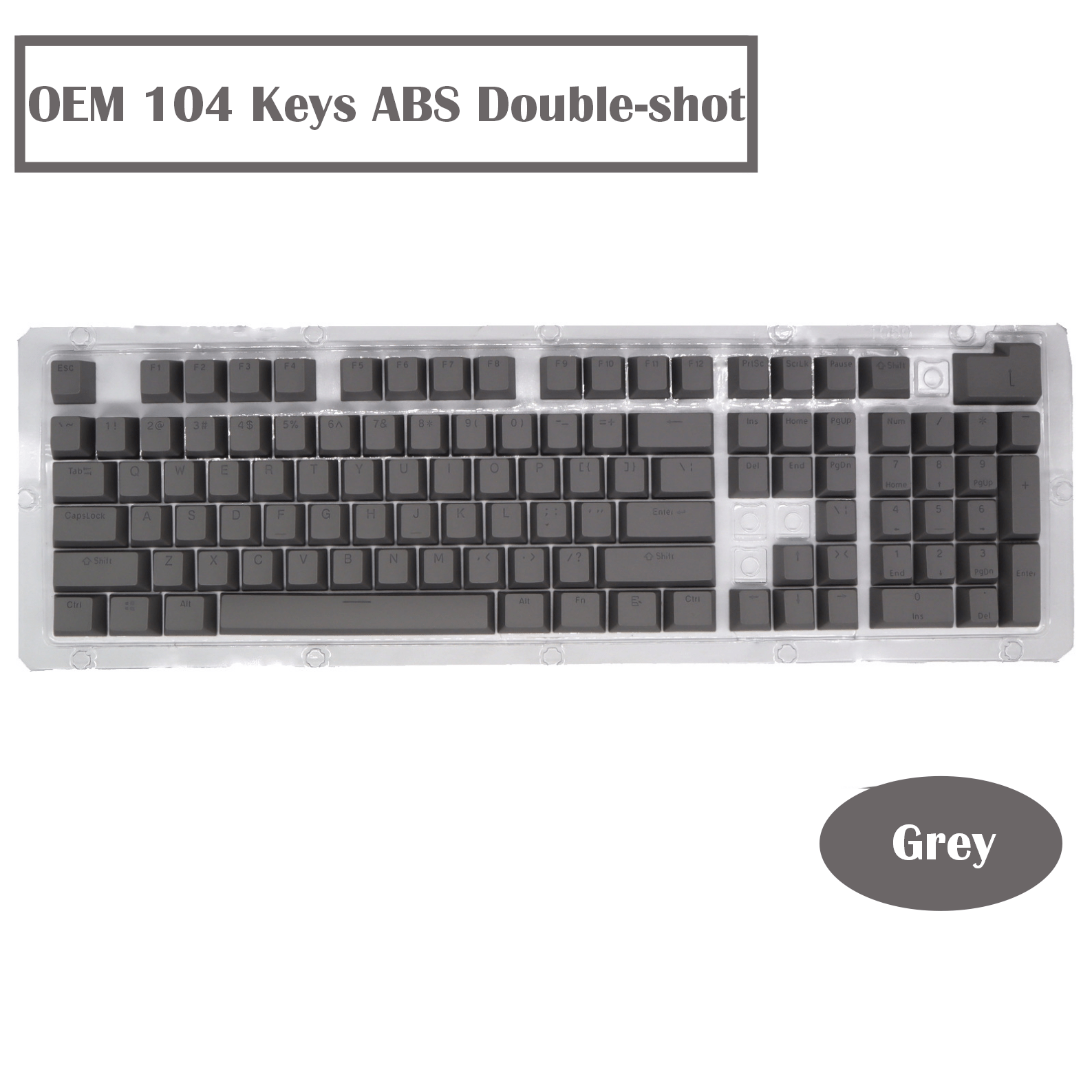 oem profile keycaps 104 keys abs double shot for diy custom mechanical keyboard keycaps desktop computer backlight keycaps kit details 5