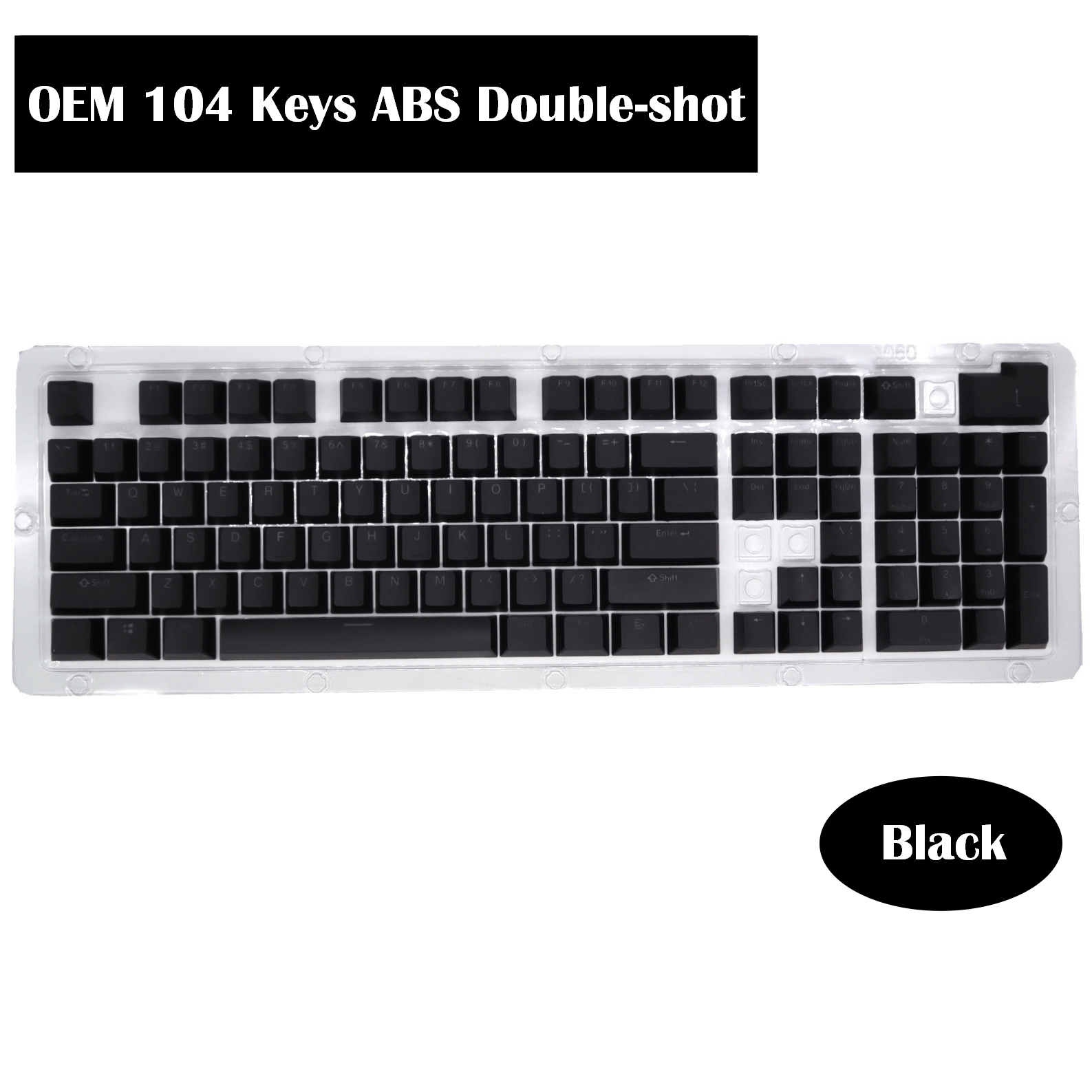 oem profile keycaps 104 keys abs double shot for diy custom mechanical keyboard keycaps desktop computer backlight keycaps kit details 11