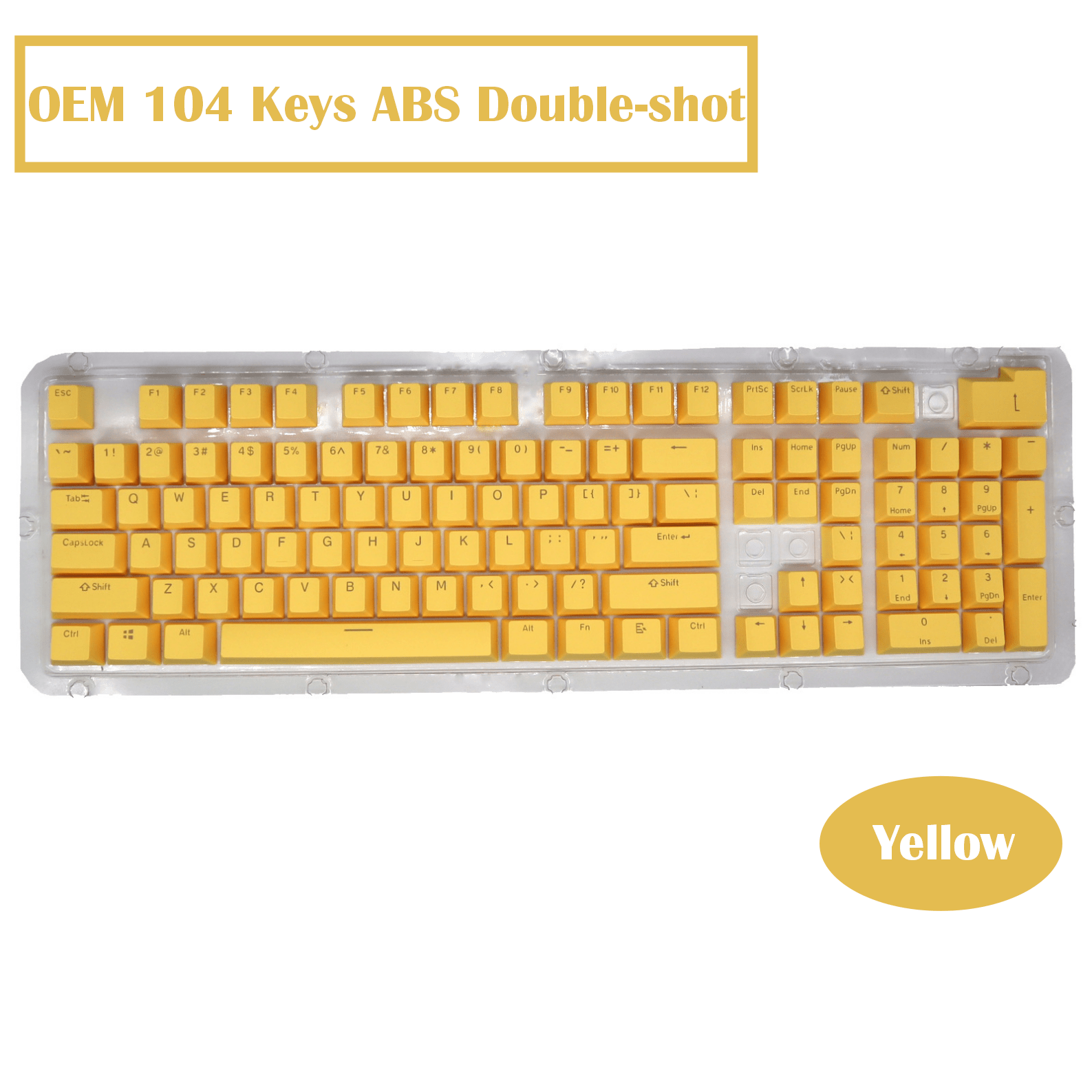 oem profile keycaps 104 keys abs double shot for diy custom mechanical keyboard keycaps desktop computer backlight keycaps kit details 12