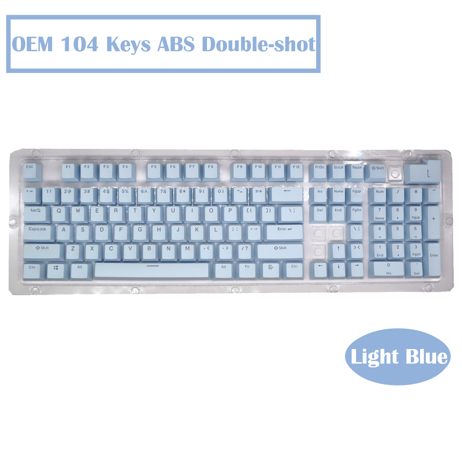 oem profile keycaps 104 keys abs double shot for diy custom mechanical keyboard keycaps desktop computer backlight keycaps kit details 13