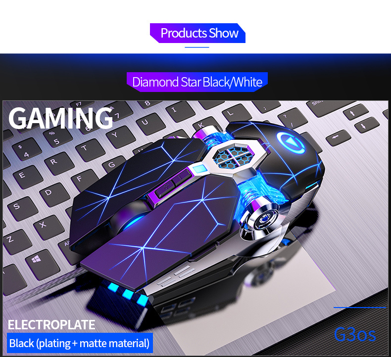 silent stylish gaming mouse with macro breathing lights led perfect for pc laptop gamers details 1