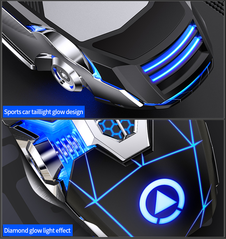 silent stylish gaming mouse with macro breathing lights led perfect for pc laptop gamers details 4