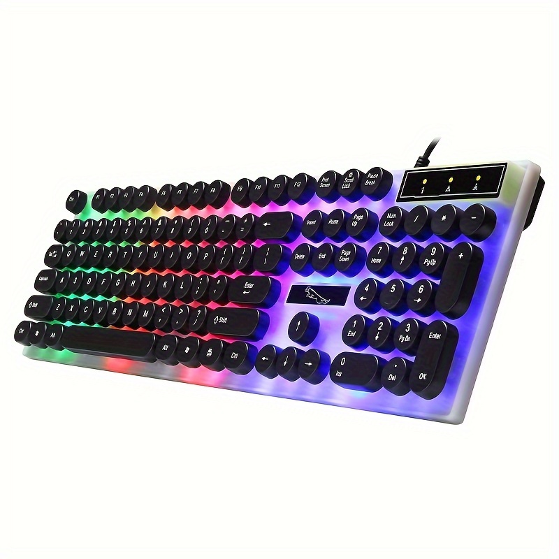 color backlit keyboard usb, wired computer color backlit keyboard usb details 3