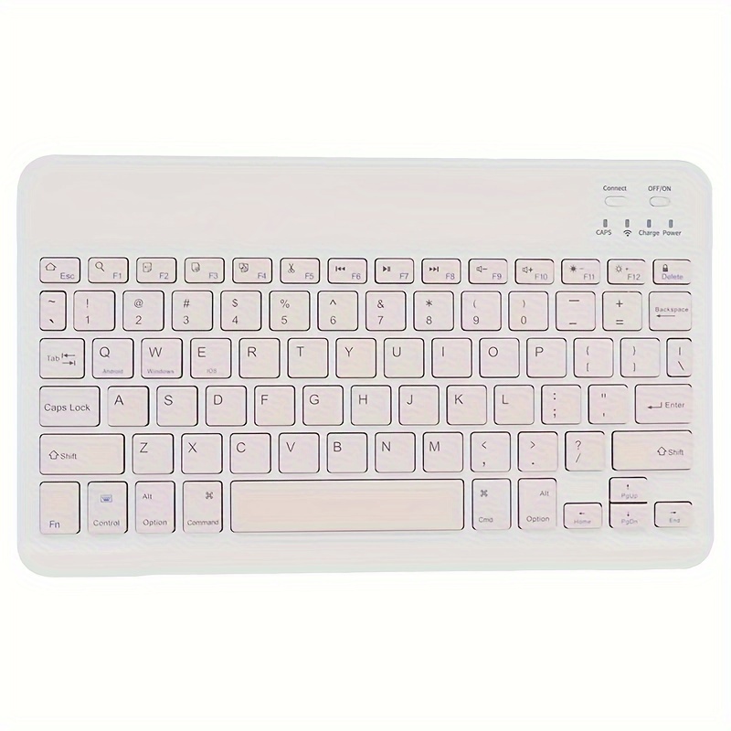 New Upgraded Metal Wireless Keyboard, Macron Color Scheme, Lightweight And Portable, Compatible With 10, 10.1, 11.7-inch, And 8 Inch Windows/IOS/Android Systems details 3