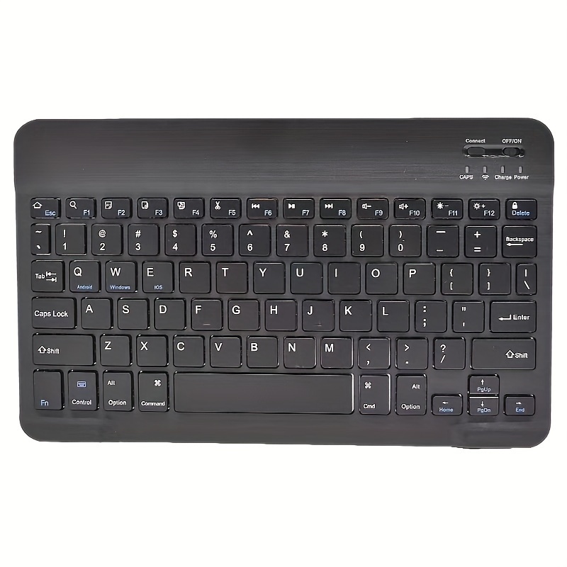 New Upgraded Metal Wireless Keyboard, Macron Color Scheme, Lightweight And Portable, Compatible With 10, 10.1, 11.7-inch, And 8 Inch Windows/IOS/Android Systems details 4