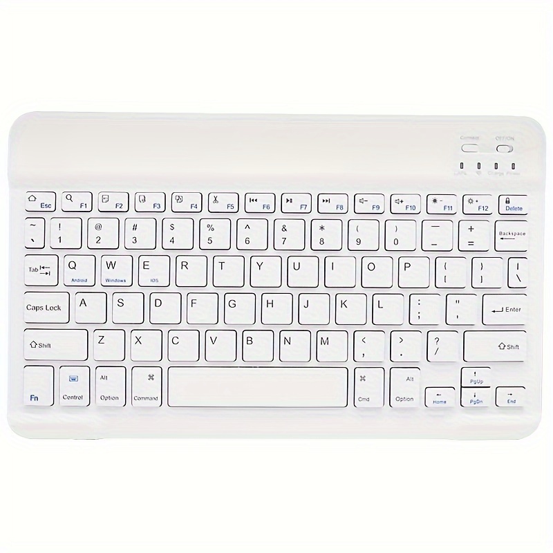 New Upgraded Metal Wireless Keyboard, Macron Color Scheme, Lightweight And Portable, Compatible With 10, 10.1, 11.7-inch, And 8 Inch Windows/IOS/Android Systems details 5