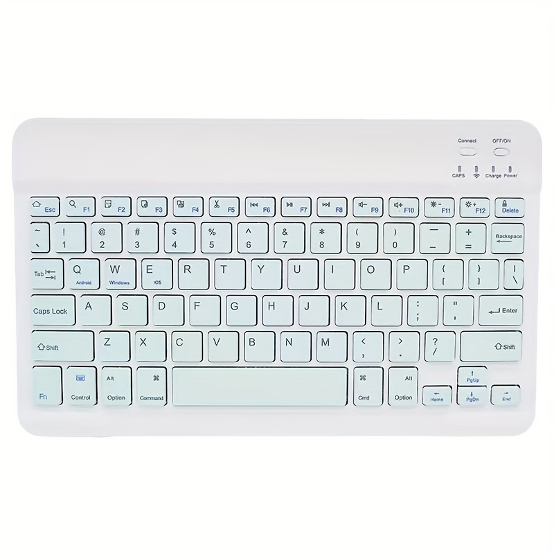 New Upgraded Metal Wireless Keyboard, Macron Color Scheme, Lightweight And Portable, Compatible With 10, 10.1, 11.7-inch, And 8 Inch Windows/IOS/Android Systems details 6