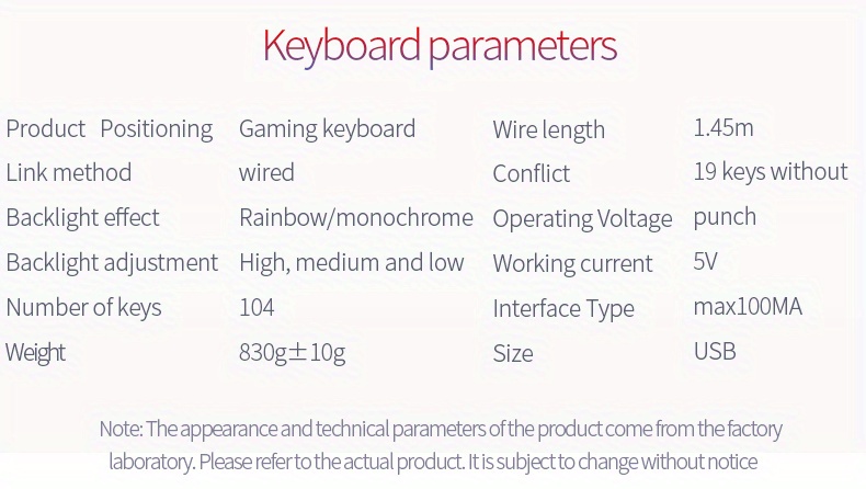 yindiao v2 computer wired keyboard e sports gaming typing office universal usb plug in hair light keyboard available for windows system details 1