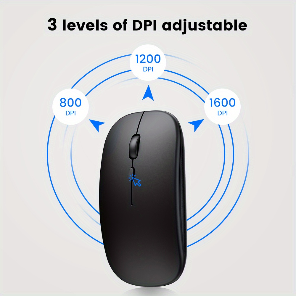 rechargeable wireless mouse wireless mouse computer ergonomic mini usb mouse 2 4ghz silent for macbook optical mouse for laptop details 4