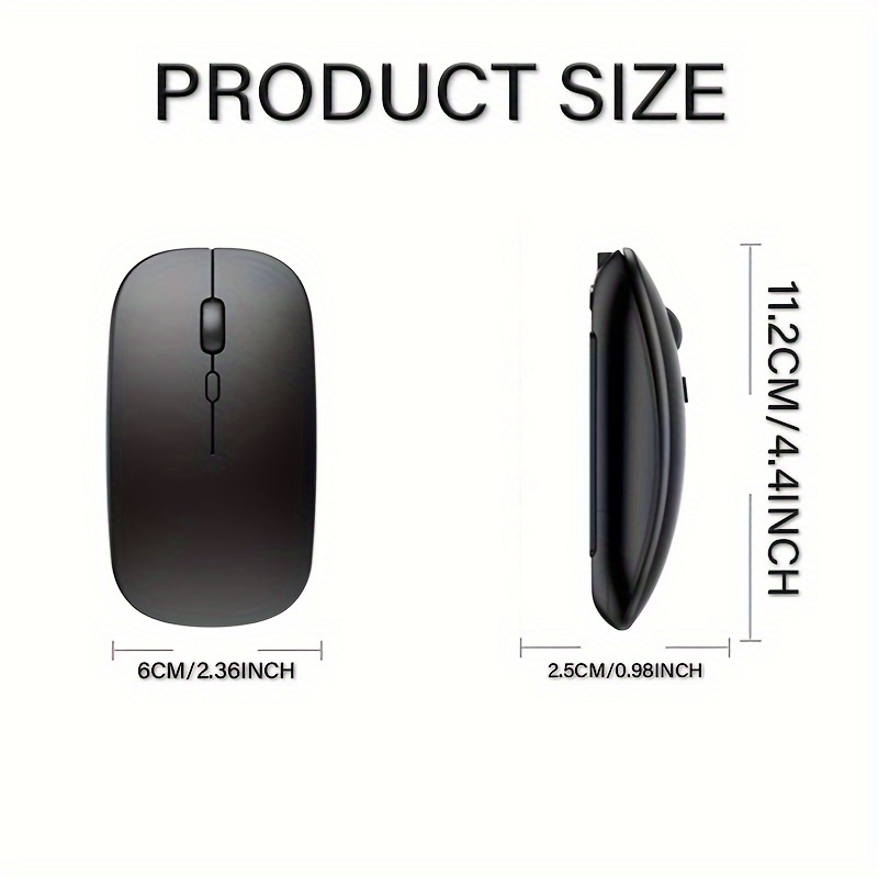 rechargeable wireless mouse wireless mouse computer ergonomic mini usb mouse 2 4ghz silent for macbook optical mouse for laptop details 8