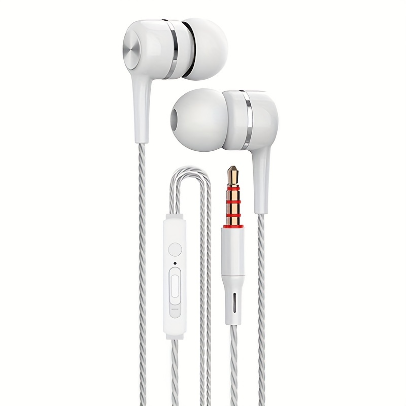 high quality semi in ear wired headphones with microphone perfect for mobile phones computers games karaoke more details 6